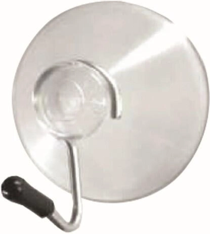 Stainless steel suction hooks, 2 pcs