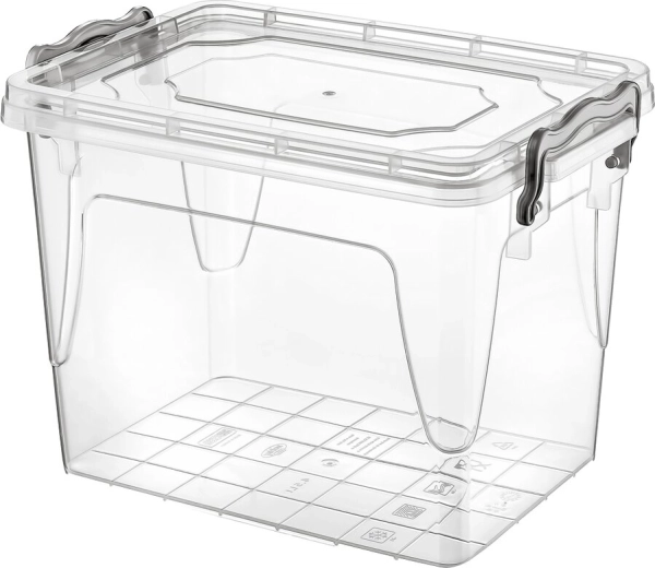 Boîte de rangement en plastique MULTI rectangulaire haute 4,5 l