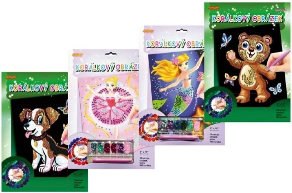 ArtLover perlebillede ballerina 20x25 cm