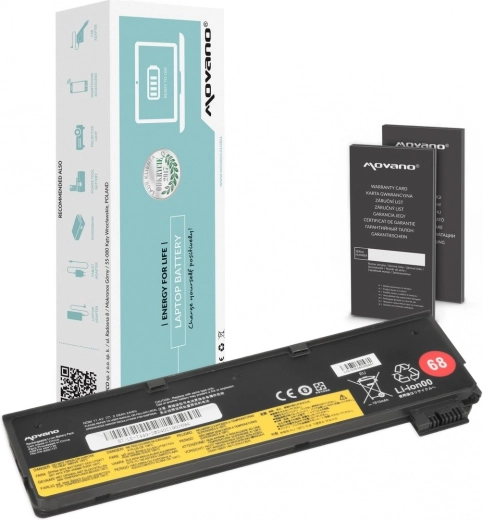 Batteria Movano per Lenovo ThinkPad T440 / T450s / X240 / X260 / L450 / L460 2000 mAh 22 Wh