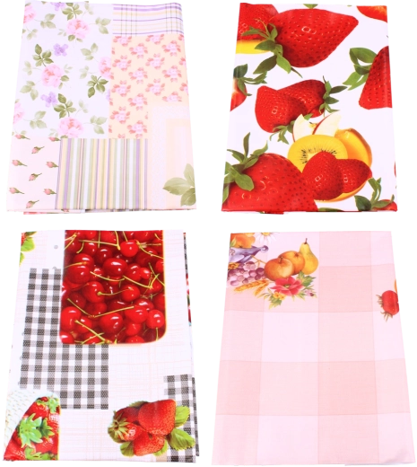 Nappe en toile cirée imperméable 110 × 140 cm avec non-tissé