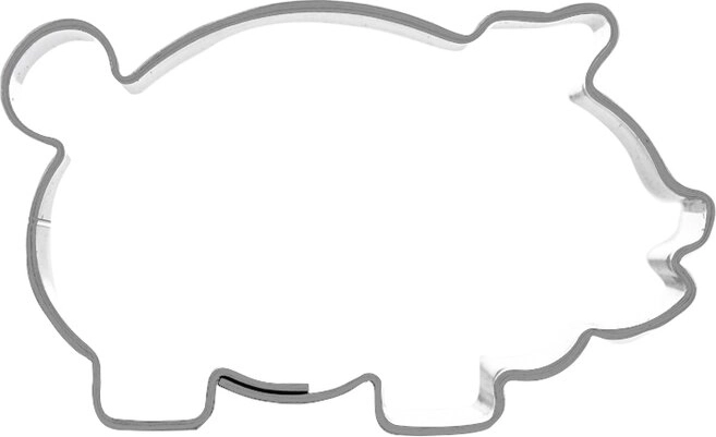 Emporte-pièce en acier inoxydable – petit cochon