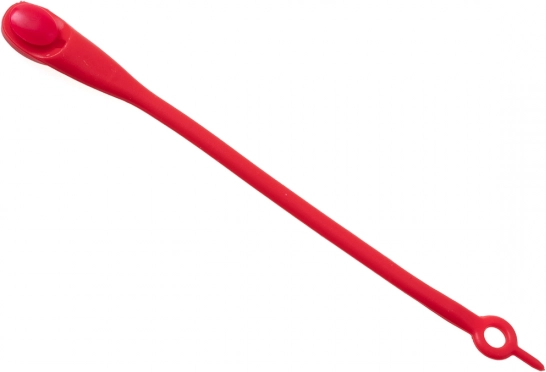 Lacci in silicone senza annodatura, 14 pz – rossi