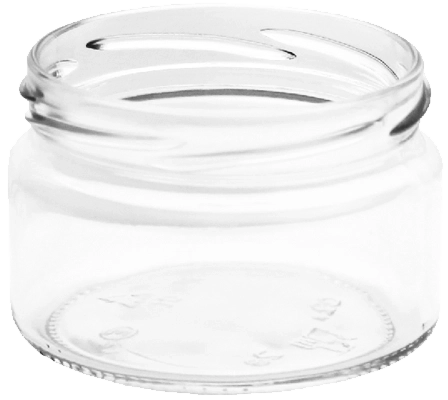 Vasetto 280 ml con filettatura FI 82
