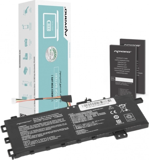 Batteria Movano B21N1818 per Asus VivoBook 15 A512/R512/X512 (4150 mAh, 32 Wh)
