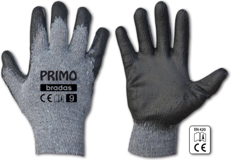 Protective Latex Gloves PRIMO, size 9 (L)