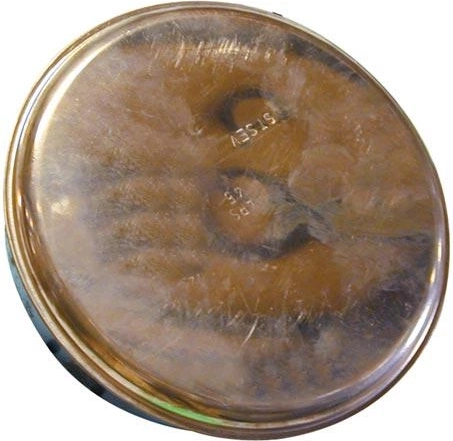 Dymowe wieko maskujące 125 mm miedź