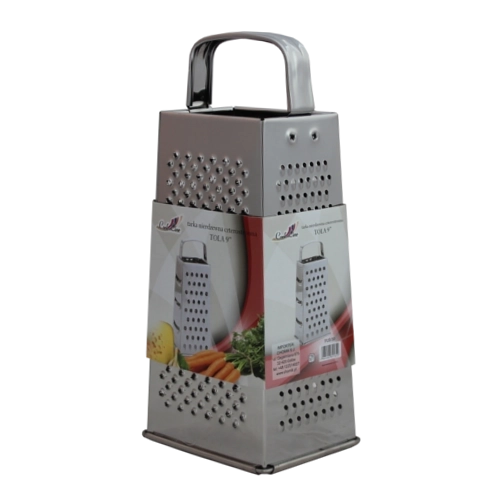 Râpe à quatre faces en acier inoxydable avec poignée ergonomique 23,5 cm Tola