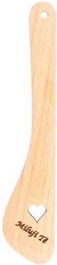 TORO Wooden Spatula 30 cm with “I Love You” motif