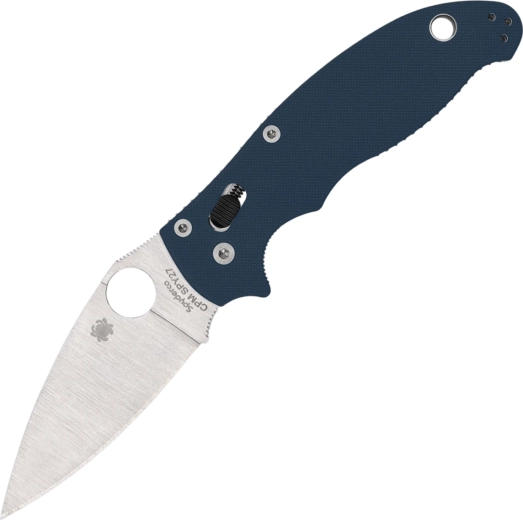 Spyderco Manix 2 Cobalt Blue pocket knife 8.6 cm, satin, G10, blue