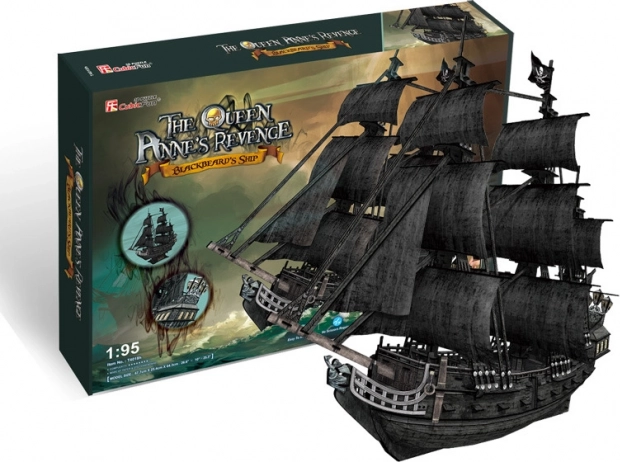 3D-Puzzle Segelschiff Queen Anne's Revenge von CubicFun