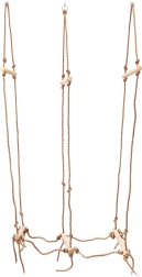 Ponte sospeso a funi per bambini