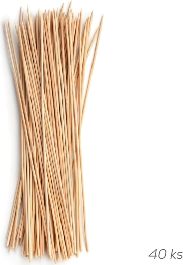 Brochettes pointues pour rôtissoire 27 cm (40 pcs)