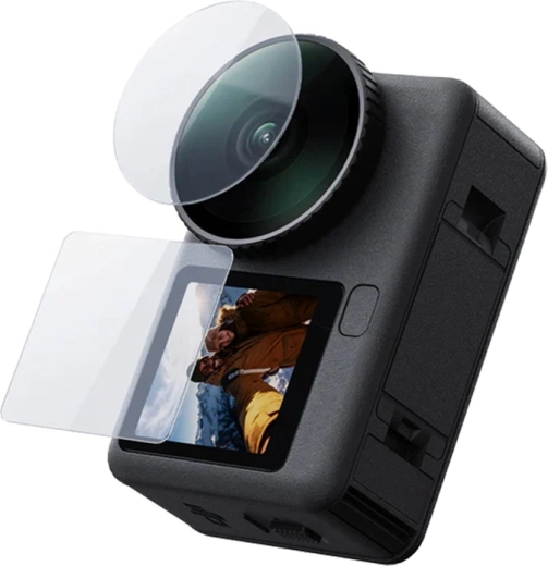 Kit de verres trempés Telesin pour DJI Osmo Action 6 (objectif et écrans)