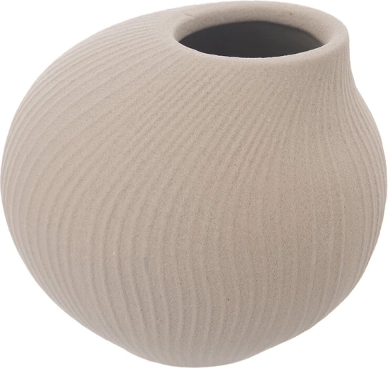 Porcelænsvase beige 10 cm