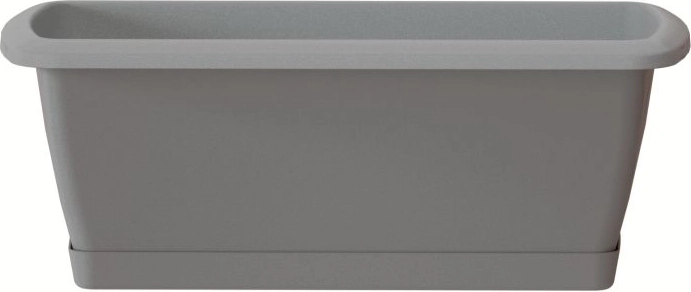 Truhlík s miskou Respana set 78,6 cm sivý kameň