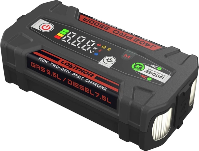 Lokithor J402 Pro startovací zdroj 3500 A (88,8 Wh)