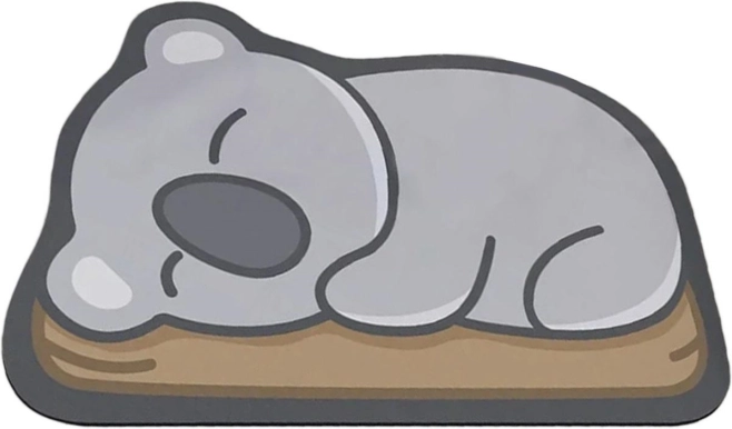 Rychleschnoucí koupelnová předložka s motivem koaly 60 × 40 cm