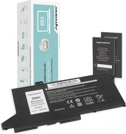 Batteria Movano per Dell Latitude 5520/5420 e Precision 3560, 36 Wh