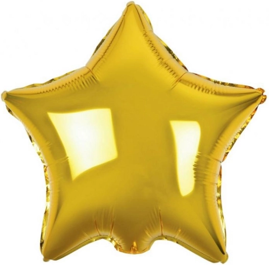 Palloncino in foil a forma di stella oro – 100 pz
