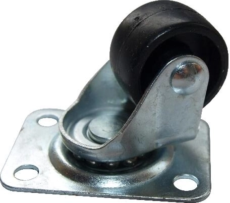 Roulettes pivotantes pour meubles 25 mm, lot de 4 pièces