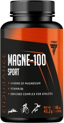 Trec Endurance Magne‑100 Sport 60 capsules