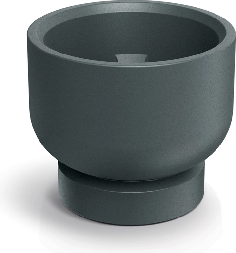 Molta Base Round Flowerpot 40 cm in Graphite