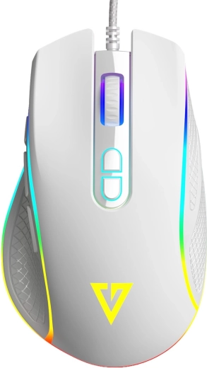 Wired gaming mouse MODECOM Volcano Veles white