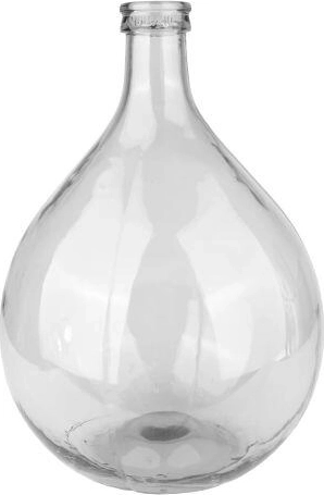 Damisciatore 10 l in vetro con collo da 4 cm