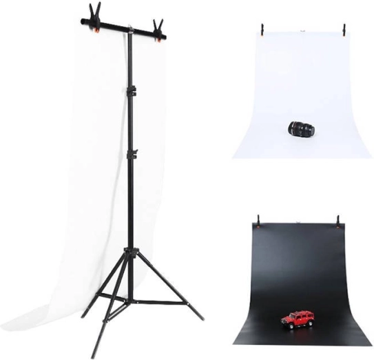 Supporto per sfondo foto studio Puluz 70x200 cm con 2 sfondi