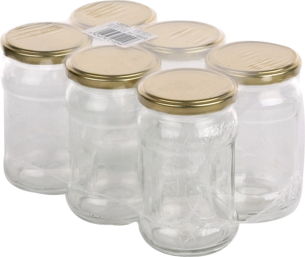 Set di 6 vasetti per conserve TO 315 con coperchio Ø 66