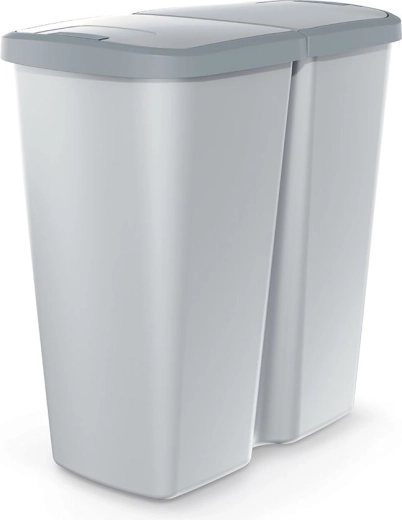Prosperplast Compacta Duo 45 L Waste Bin for Recycling