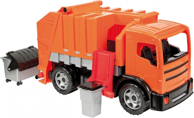 Orange garbage truck 72 cm MERCEDES ACTROS