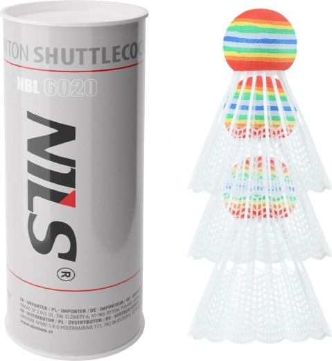 Nils NBL6020 Badminton Shuttlecocks – 3 pcs