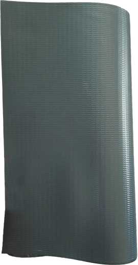 Bande d’occultation pour clôture 19 × 35 m en PVC et polyester avec clips, gris RAL 7016