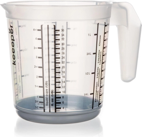 Kitchen measuring cup 1 l transparent