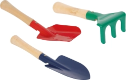 Set kinderspeelgoed tuingereedschap voor de zandbak