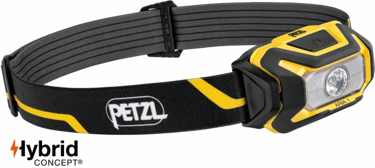 Lampe frontale Petzl Aria 1 noir‑jaune