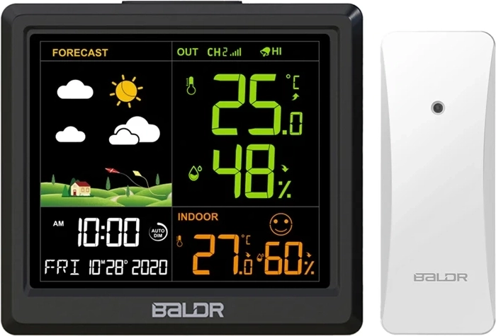 Stazione meteorologica Baldrtherm con sensore esterno