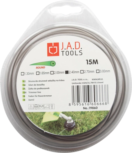 Żyłka do podkaszarki okrągła 3,0 mm – blister 15 m