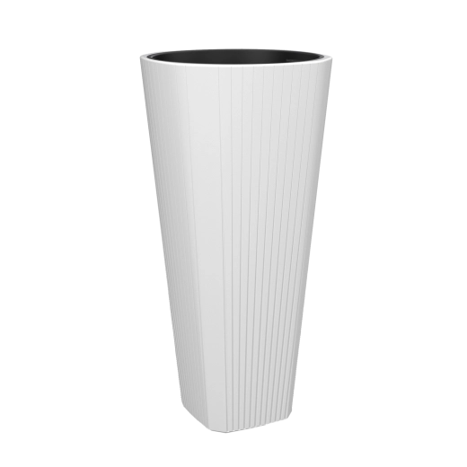 Vaso alto MUZA 39 cm bianco