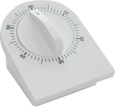 Kitchen Mechanical Timer 60 Minutes, Plastic