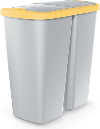 Prosperplast Compacta Q Duo 45 L Trash Can for Waste Sorting