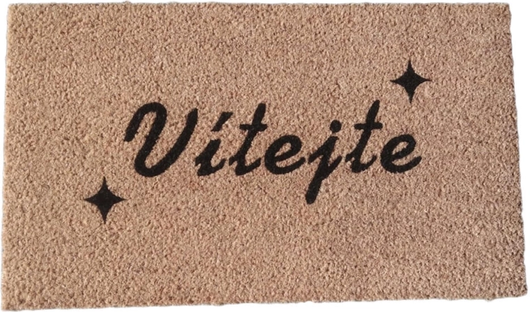 Deurmat van kokosvezel en PVC 35 × 60 cm Welkom