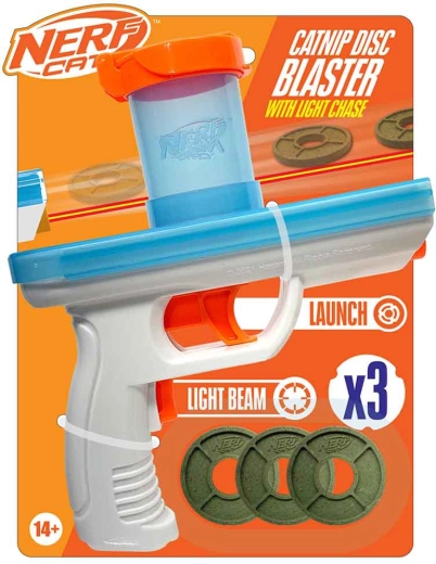 Nerf Cat interaktiv blaster til katte med catnip-diske 20 cm