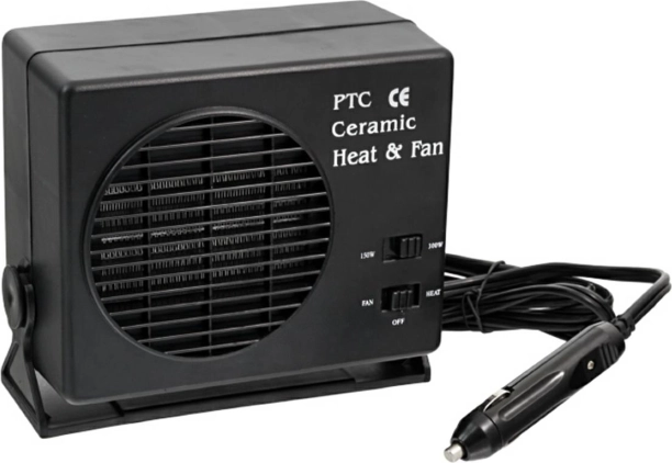Autoventilátor a ohřívač 12V 300W