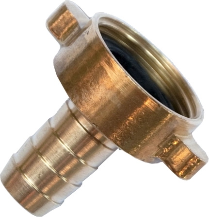 Adaptateur de jardin en laiton avec filetage intérieur 1" pour tuyau 19 mm