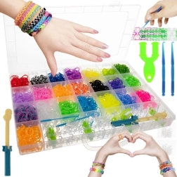 XXL Creative Rubber Band Set for Making Bracelets with Loom