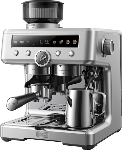 MOVA S20 Pro Espresso Machine with Grinder – Silver