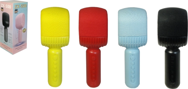 Draadloze karaokemicrofoon met Bluetooth en ingebouwde luidspreker